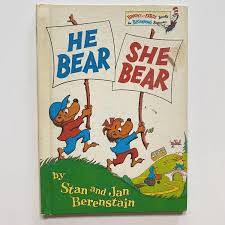 1974 He Bear She Bear Book by Stan and Jan Berenstain ...