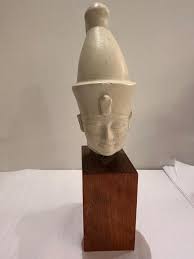 Set of 4 Alva Museum Reproductions of Ancient Egyptian Busts For Sale at 1stDibs