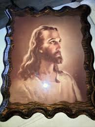 Vtg Kriebel & Bates Print Lithograph Jesus 1940 by Warner ...