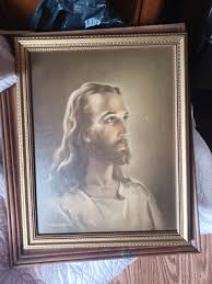 Kriebel & Bates 1941 Warner Sallman 1940 Framed Litho of ...