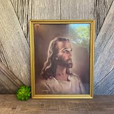 Vintage Jesus Print Warner Sallman 1941 Jesus Print ...