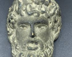 Very Old Ancient Indo-greek Bronze Zeus Face Mask 1st-3th Century - Etsy