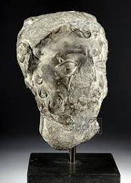 Etruscan Roman Stone Head