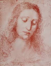 The Redeemer Red Chalk On Paper Greeting Card by Leonardo Da ...