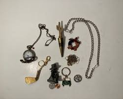 Lote vintage de artículos de cajones de almacenamiento de abuelos, golf, reloj de bolsillo, estatua de peltre, tortuga y más, envío gratuito en los EE. UU. - Etsy México