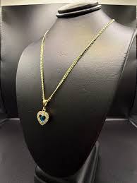 10K Yellow Gold & Cubic Zirconia Evil Eye Heart Pendant ...