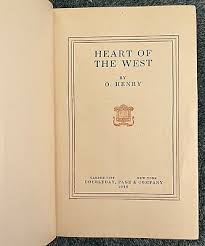 Heart Of The West By O. Henry Antique 1920 Antique Soft Red ...