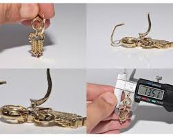 Vintage Circa 1980s 14k Gold Natural Diamond Decorated Drop ...