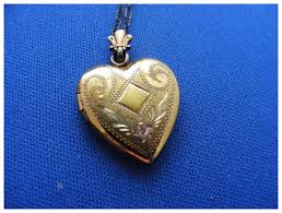 1920s Heart Pendant Locket W & H GF Sweetheart Jewelry. For Sale at Ruby Lane