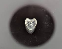 Jewel Magic Ball White Clear Heart Gem Vintage Polly Pocket ...