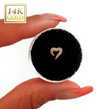 14kt Gold Rope Twist Nose Hoop — STATEMENT GOLD