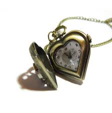 Steampunk Jewelry Royal Time Pocket Watch or Locket, Heart ...