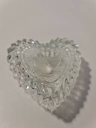 Crystal Clear Crystal Heart Trinket Jewelry Box Starburst ...