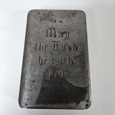 WW2 "May The Lord Be With You" Steel Plated Breast Pocket ...