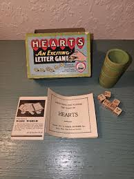 Vintage Parker Brothers Game- "Hearts", W/Original Box ...
