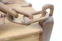 Sold at Auction: Folk Art Carved Wooden Whimsy Wall Box ...