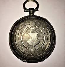 Cylindre Huit Sterling Silver 1901 Pocket Watch Inscribed ...