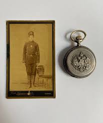 Antique Russian Imperial Award Silver .84 Pocket Watch With ...