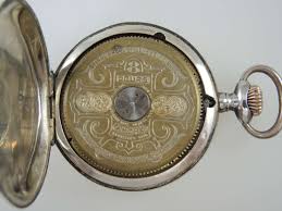 Silver Hebdomas 8 Day Pocket Watch W/ a Cartouche Calendar ...