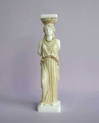Caryatid statue replica made of Alabaster - eStatueShop