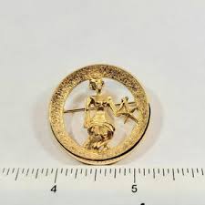Vintage 70's Denicola Rare Virgo Zodiac Pin - Etsy