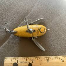 Early Fishing Lure Vintage Heddon Crazy Crawler Bull Frog ...