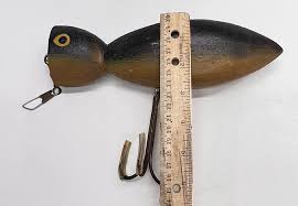 Vintage Wooden Large 8.5" Wooden Fishing Lure. L@@K!! | eBay
