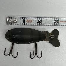 Vtg Wooden Fishing Lure, C.C.B. Co., Garrett, Ind., Hunter ...