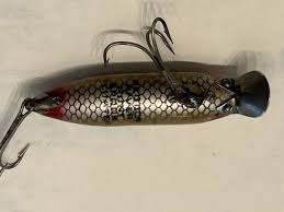 Vintage Heddon River Runt Spook Floater in Red Fish Flash ...