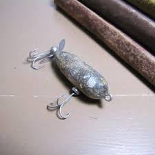 Vintage Wooden Heddon Lure - Tiny Torpedo - Worn Finish ...