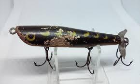 VINTAGE Shakespeare Dalton Special Green Frog 3 3/4" Wood ...