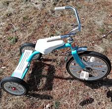 Vintage Kids Metal Hedstrom Tricycle Blue | eBay