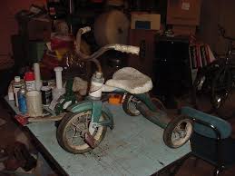VINTAGE 50s 60s SEARS TRICYCLE RESTORE USE FOR PARTS YARD ...