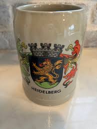 Heidelberg West Germany Beer Stein Barware Man Cave - Etsy