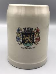 Heidelberg Stoneware .5L Beer Stein Mug Made in Western Germany | eBay