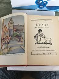 1937 Heidi by Johanna Spyri Dust Jacket Illustrated By Constance Whittemore | eBay