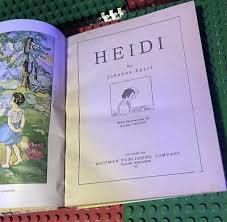 VINTAGE 1934 HEIDI BOOK BY JOHANNA SPYRI WHITMAN PUBLISHING Large Format | eBay