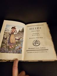 Heidi By Johanna Spyri Copyright 1945 | eBay