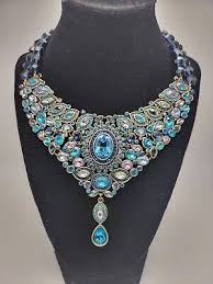 Heidi Daus Worth Waiting For Blue Beaded 2-Strand Crystal ...