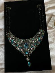 Spectactular Heidi Daus Signed Necklace-original Box ...