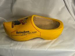 Heineken Beer Dutch Wooden Shoe Clog Made In Holland Vintage ...