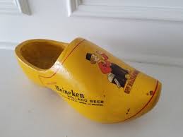 Heineken - Vintage Beer Advertising - Wooden Shoe - Hand ...