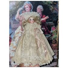 Adorable French All bisque Mignonette original baptism dress ...