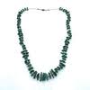 Vintage Malachite Cabochon & Spiny Oyster Heishi Bead Necklace - TheRelux.com
