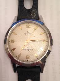 Vintage Helbros Automatic Watch: 1960s Stainless Steel ...