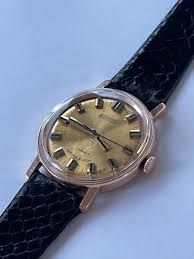 Vostok Solid 14K(583) Rose Gold Classic Dress Fancy Lug ...