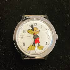 Vintage 1970 Timex Mickey Mouse Fun Timer 17 Jewel Watch ...