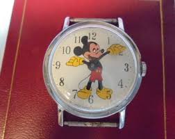 Mickey Mouse Wind Wrist Watch Vintage - Etsy