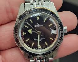 Rare 1960s Vintage Helbros Automatic Mens Divers Watch ...