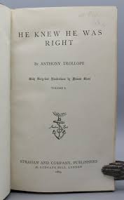 He Knew He Was Right | Anthony Trollope | First edition